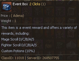 Event Box